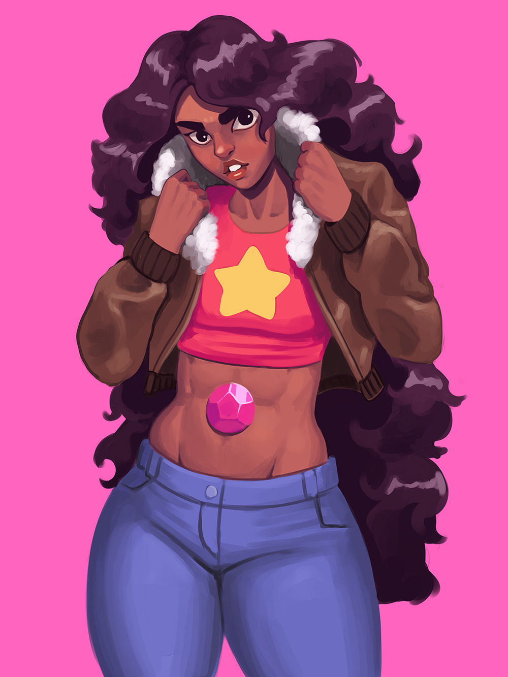 bickpen:  When I drew Stevonnie in a jacket earlier I was unaware that they had worn