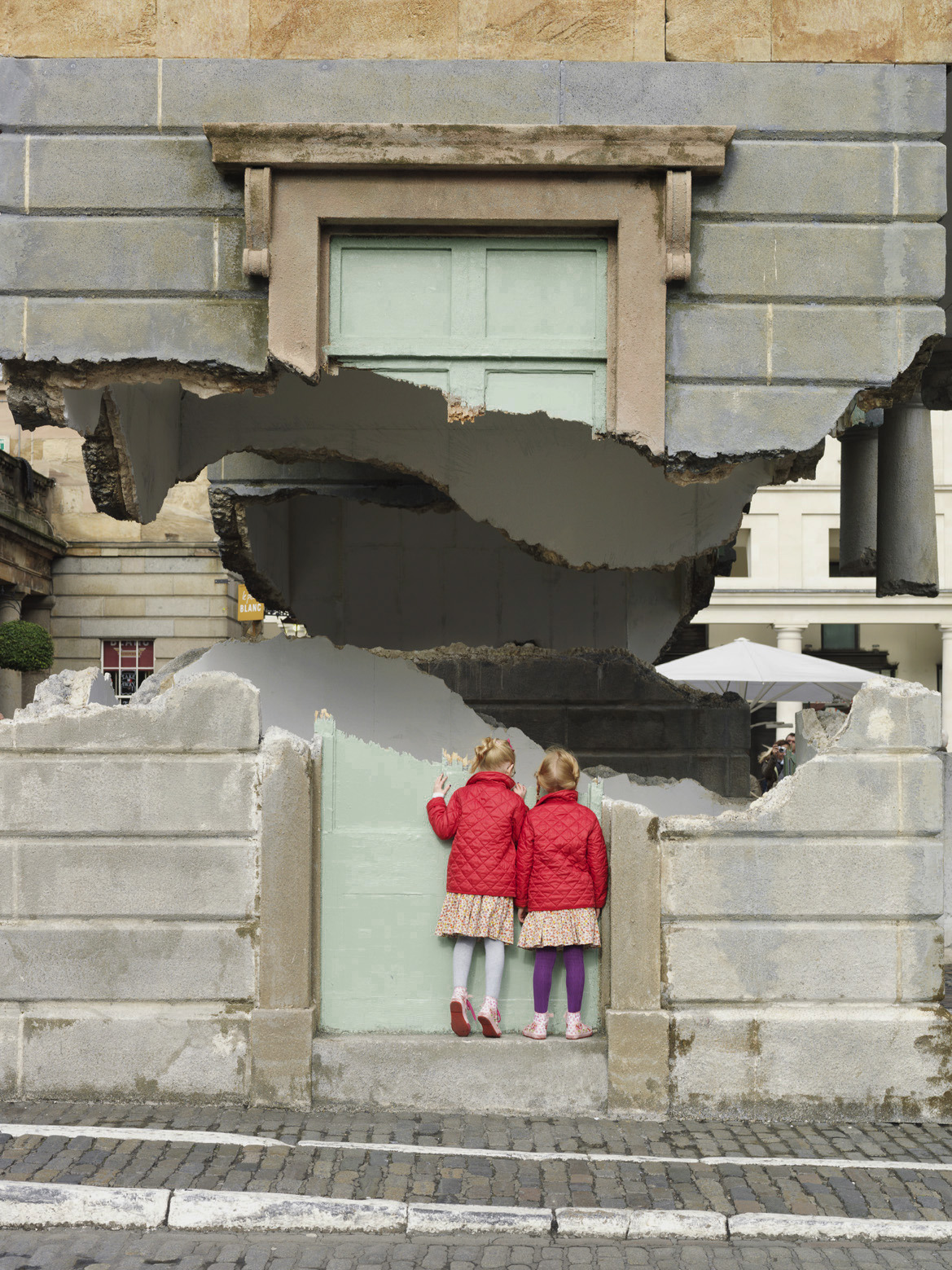 archatlas:  Alex Chinneck A Bullet from a Shooting Star (Images 1 &amp; 2)Telling