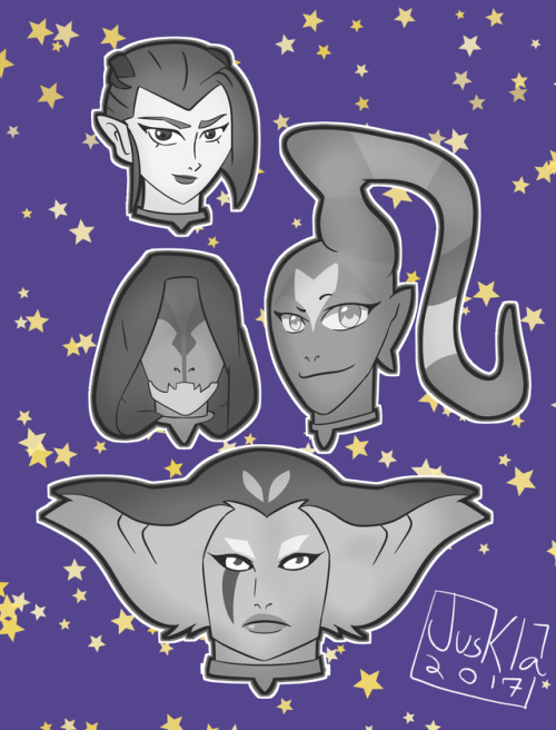 justklance:A mock Lotor’s Generals sticker sheet!note: i may end up selling these! let me know in th