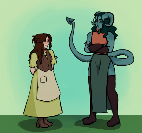Hey Guys, If You Look Like This Buff Tiefling I Drew Two Years Ago, Hit Me Up.