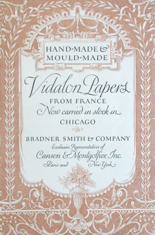  Samples of Canson & Montgolfier’s Vidalon papers from the Newberry’s ongoing Paper Specimen Col