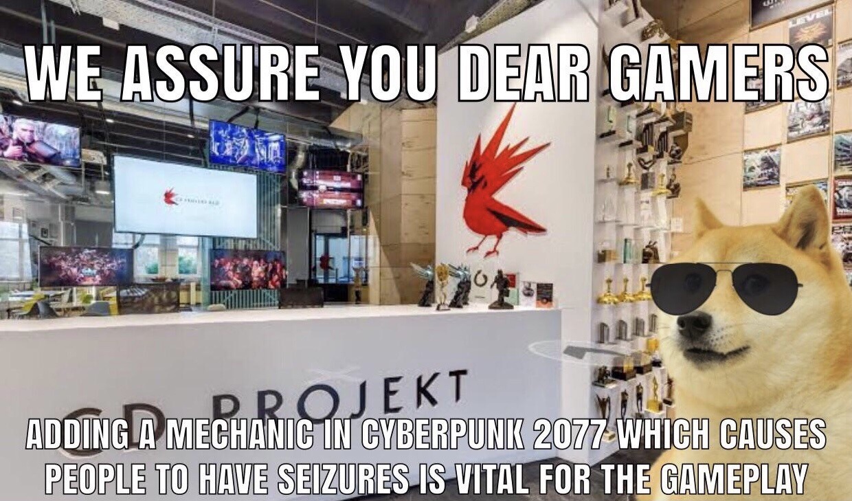 transmetropolitan:tonysopranobignaturals:i’m loving doge cyberpunk 2077 memes