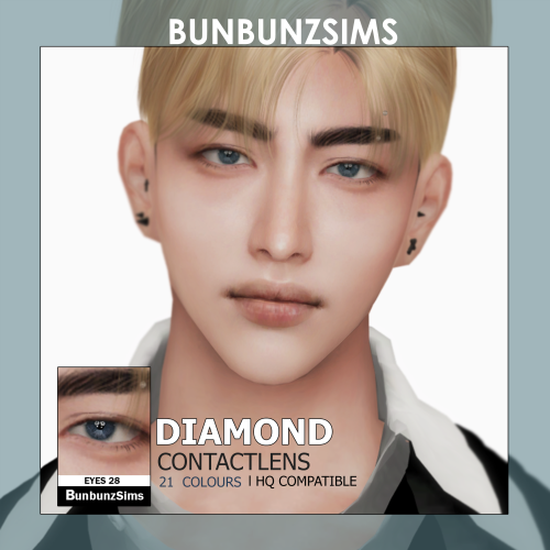 bunbunzsims1:Diamond eyes ✿ 21 colorsFace paint category21 colorsUnisexHQ/nonHQ versionDownload here
