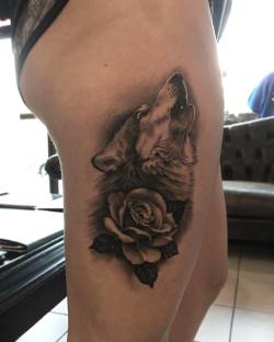 1337tattoos:    Victor Modafferi    LONEWOLF