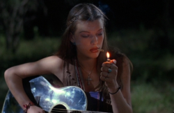 cremeblush:  Milla Jovovich in Dazed and