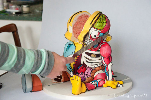 foodffs:  Ralph From The Simpsons Turned Into A Creepy Cake Really nice recipes. Every hour.     