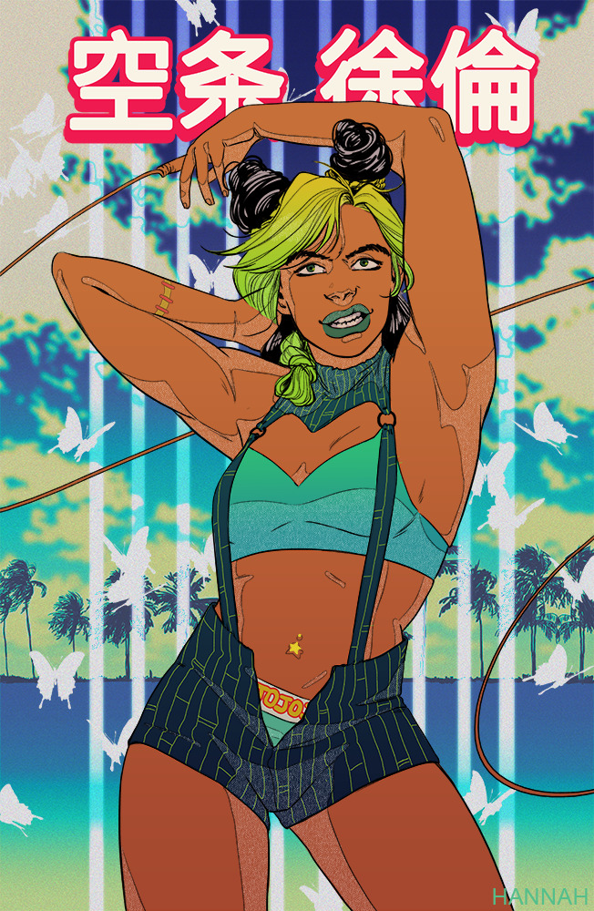 kingfisher-cove:Stone Ocean gang prints I’ll have at table W113 at Anime Boston!!