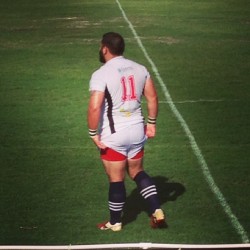 chadillacjax:  Jonathan Defau goofin off. #jacksonvilleaxemen #rugby #sports