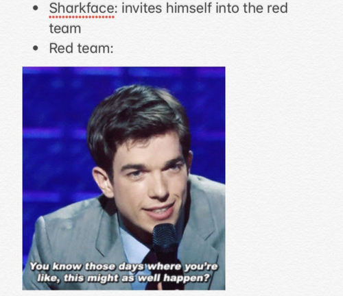 jaxbeetle:I made memes for an alternative timeline we live in where Sharkface has his redemption and