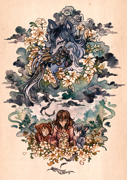 cryptovolans:  Wolf Children is a beautiful