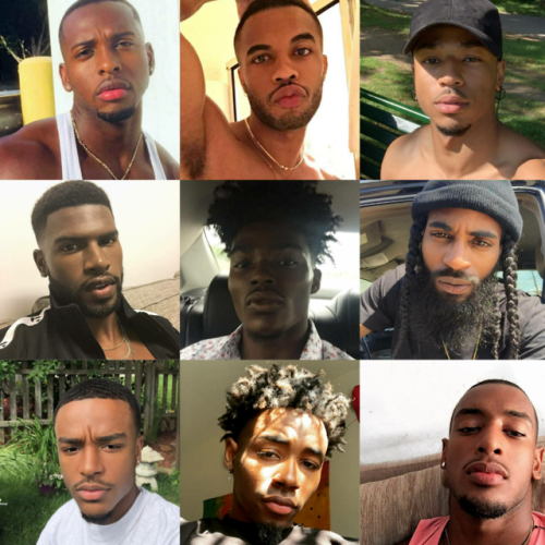 playboydreamz:  downtofuck513:  darkskinboy:  Follow us on Blameblackboys on Instagram!! All men posted are tagged/ID’d.   Black faces 🖤   ❤❤❤