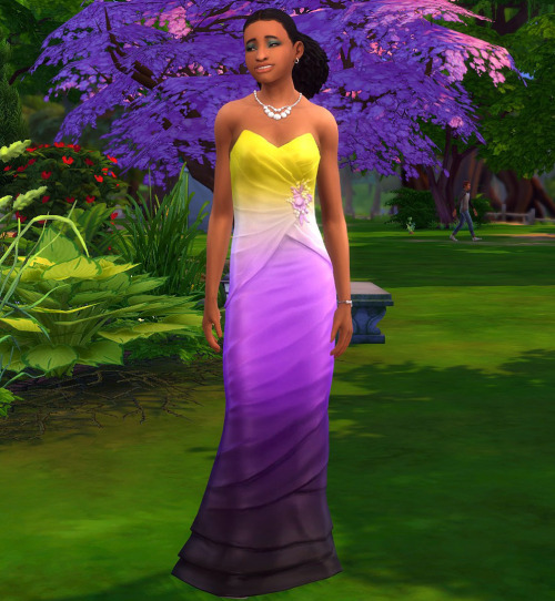 frenchiesimgirl:A simple Pride wedding dress recolor. Just a very simple recolor of the updated dre