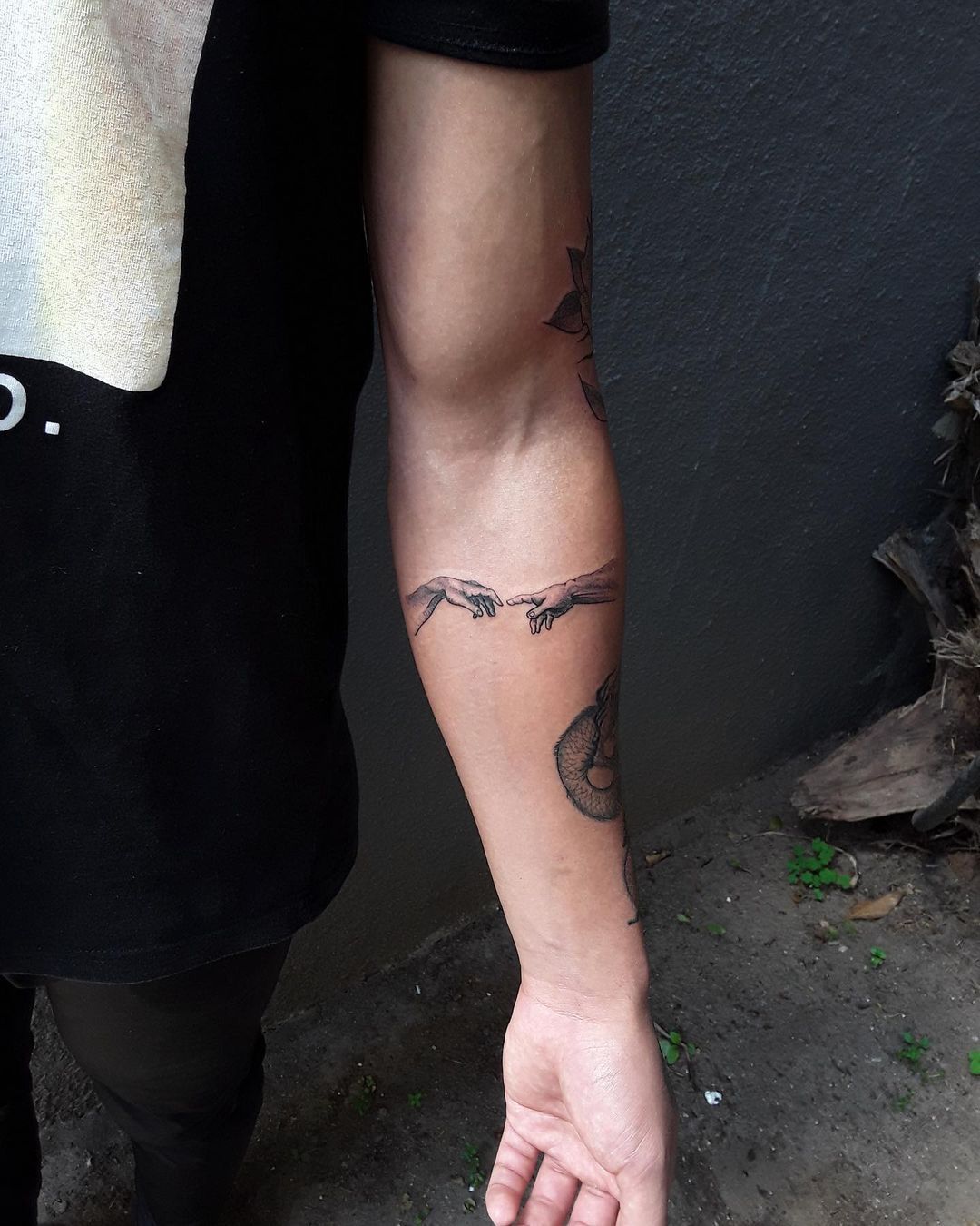 The Creation of Adam Tattoo  Watch tattoos Sleeve tattoos Tattoos