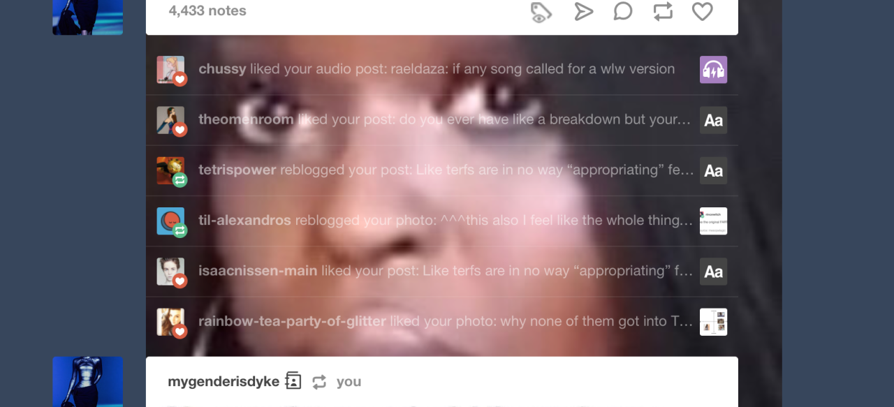 bee-cowboy: closet-keys:  …what the fuck is Tumblr doing right now?? why is this