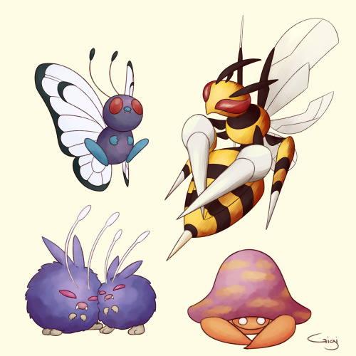 gigi-draws:some bug types