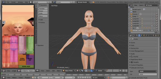 make a female nude mesh sims 4