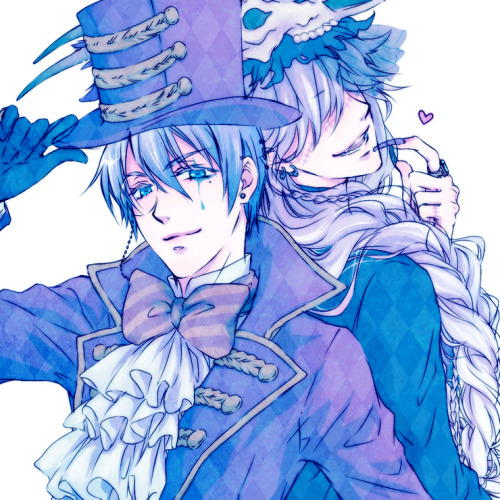 reaperphilia: The full pic set &lt;3 Vincent, Diedrich, Undertaker.  【腐】今日も平和な悪の貴族②【ディーパパ＋葬儀屋】 | ほし