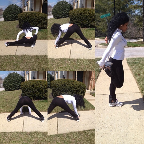 ashleyzee1:  #STRETCH before running 