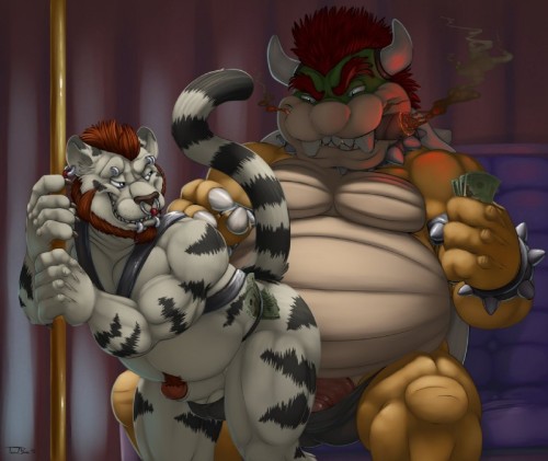 whitetigerfur:  Some gay bowser as reqested from my friend Ulises. He asked on kik and you can too, just send me a message to Whitetigerfur and be friendly! :3 