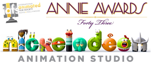 nickanimationstudio: Congrats to our Annie nominees! We couldn’t be more excited that so many 