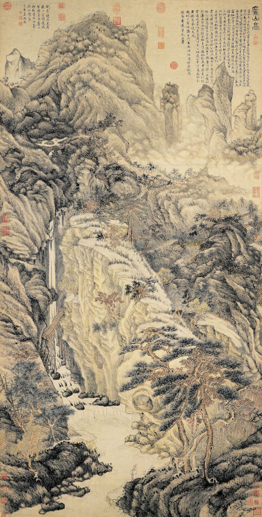 missalsfromiram: Lofty Mount Lu (廬山高) - Shen Zhou (沈周), 1467.  (1427-1509)
