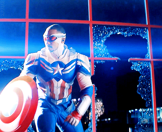 Marvellous Gifs — Sam Wilson in THE FALCON AND THE WINTER SOLDIER