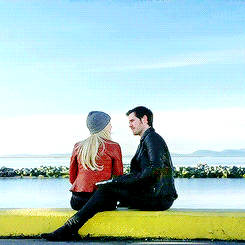 swanshope:   #just emma and killian #sitting by the docks discussing matters of