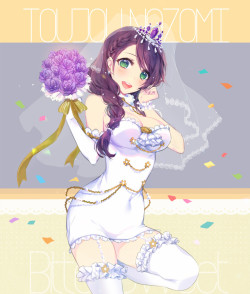 (via toujou nozomi (love live! school idol project) drawn by bittersweet (dalcoms)) 