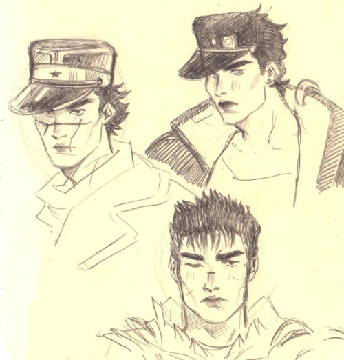 hey it&rsquo;s been a whilehere are jjba sketchesI returned, but not for long. I think I&am