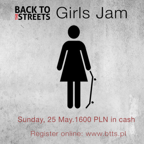 Back To The Streets Girls Jam Tomorrow sees the Back To The Streets Girls Jam take place in Pol