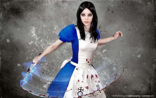 ratemycosplaynet:  facebook.com/EnjiCosplay as Alice from the American McGee’s series. #cosplay #vid