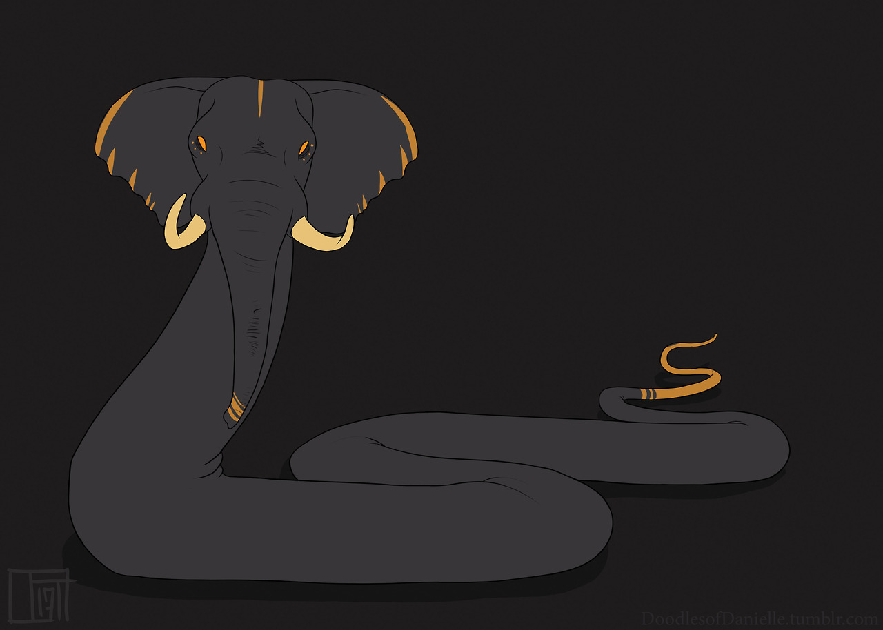 Grootslang (great snake): A South African snake/elephant hybrid ...