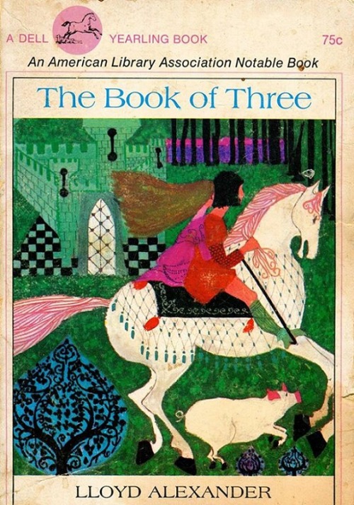 enchantedbook:“The Book of Three” cover illustration by Evaline Ness,1969