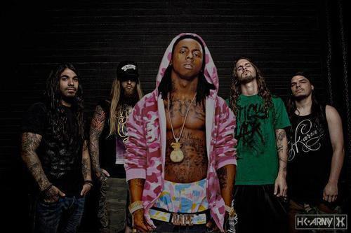 billy-hixx-and-the-new-breed:  Lil Wayne joins Suicide Silence as new vocalist. New song lyrics leaked: Just sit back and relax, nigga.Put your fucking shades on, nigga.Put that gun to your head, niggaYou’re a fucking disgrace, nigga. Seconds from the
