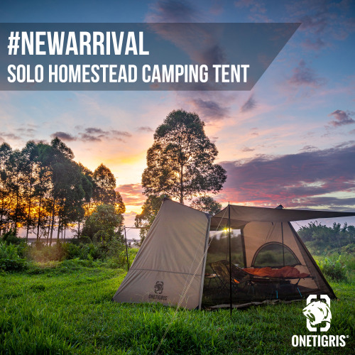 [New Arrival]   Akin to the Outback retreat, our new Solo Homestead Camping Tent is built for one pe