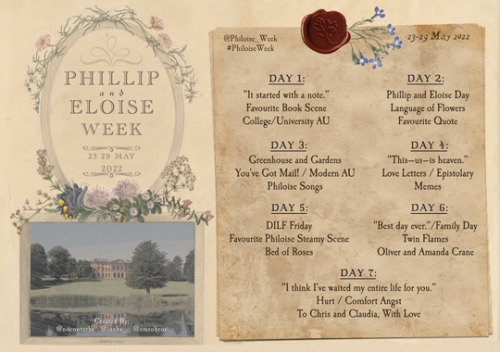 philoiseweek:PHILOISE WEEK 2022 BEGINS TOMORROW 23RD - 29TH MAY Day One: “It started with a note”, F