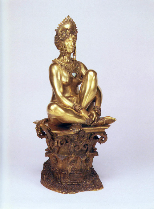artmagnifique: JEAN-LEON GEROME. Seated Female Nude.