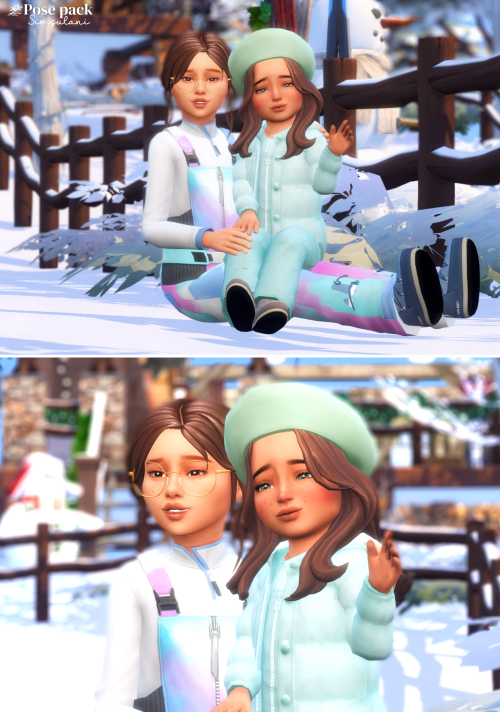 #195 Pose Pack - Ski week end・9 poses•  Andrews Pose Player  • Teleport any simPatreon : Here (thank