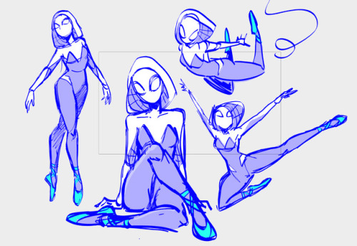 I’m still thinking about Gwen’s ballet shoes from the latest Spider-Man: Into the Spider-Verse trail