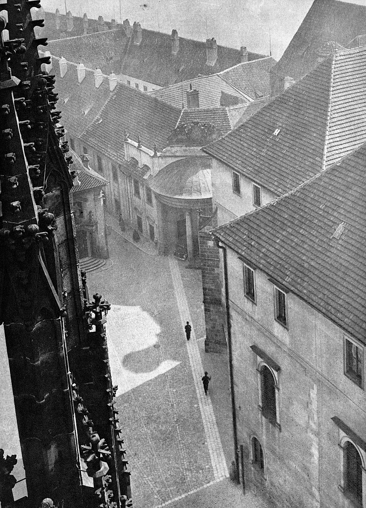 Josef Sudek. The Noblewomen’s Residence seen from the Cathedral Roof, Undated. From Poet of Prague: A Photographer’s Life