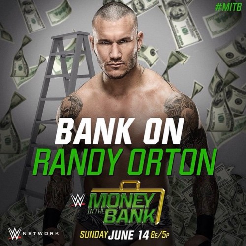 good luck baby; I can&rsquo;t watch because of my exams but I always have faith in u #mitb #randyort