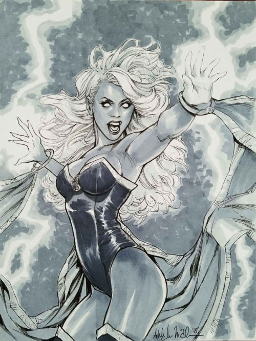 Porn Pics comicartgallery:Storm by Ashley Witter