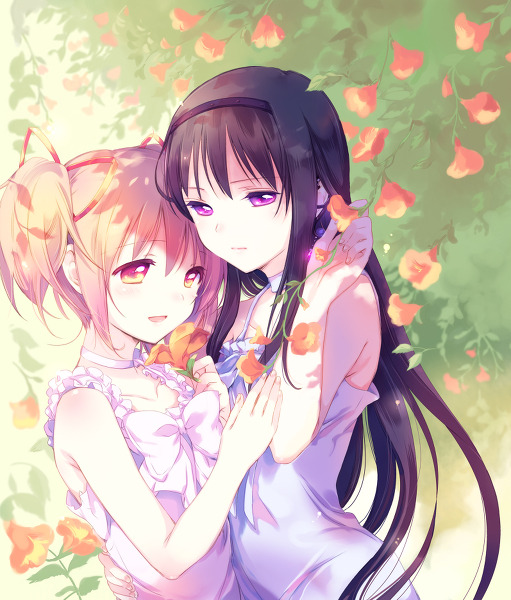 valkyrie-sparrow:  Madoka x Homura  From Yamada Ako