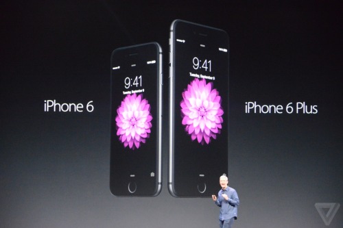 micdotcom:  Here it is: The iPhone 6 … and iPhone 6 Plus