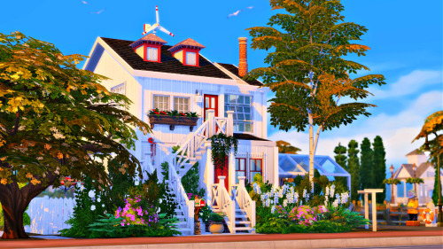 beautifulplumbobs:Cute Family HomeSmackdab in the middle of Whiskerman’s Wharf lies this quirky litt