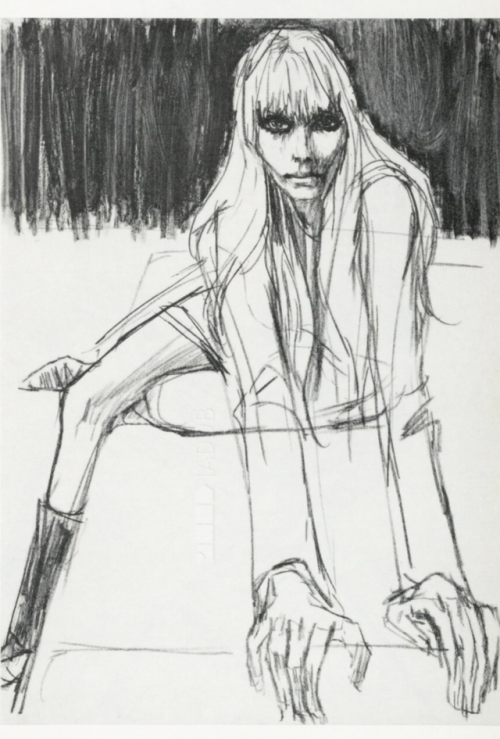 Gerd Grimm, drawings „Teenagers“, 1967. Germany. Via magazines.iaddb.org