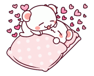 peachy-stickers:  Fluffy Bear pink strawberry!    ♥   