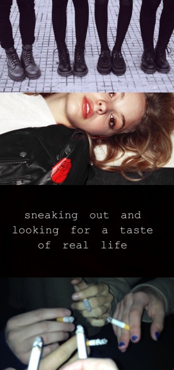 toughbtw:greaser girl aesthetic ↳we don’t stick together and we put our love first.