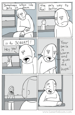 lunarbaboon:  New comic about screaming! Pre-Order