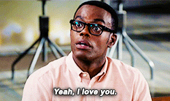 THE GOOD PLACE MEME [4/10 Scenes] 1.10Chidis Choice. Eleanor Tells Chidi She Loves Him